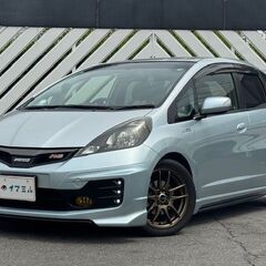 ★津島市発★ ホンダ フィットハイブリッド RSファインスタイル 無限フルエアロ MT6速 ダウンサス ワーク16インチアルミ 社外音響の画像