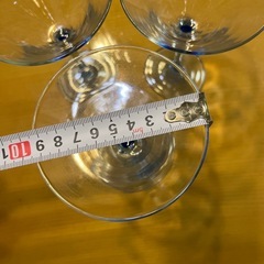 レトログラス　カクテルグラス　3個の画像