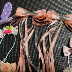 ヘアゴム ヘアアクセサリー ヘアピン 髪飾り セット中古まとめ売り①の画像