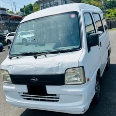 サンバー トラック SAMBER TV1 VB ハイルーフ 白 ホワイト EN07 大分 九州 宅配 個配 軽貨物 軽トラ MT AC マニュアル ミッション ETCの画像