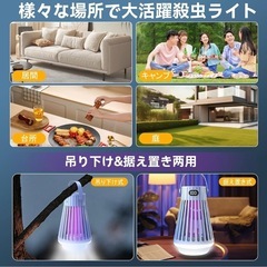 電撃殺虫器 コバエ取り M29 UV光源誘引式 360°強力殺虫灯 殺虫ライト の画像