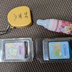 すみっコぐらしグッズ色々(クリアファイル、保冷バッグ、香り玉、キーチャームなど)の画像