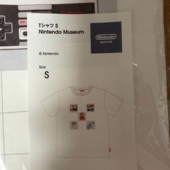 送料無料☆ニンテンドーミュージアム 限定 スーパーマリオ Tシャツ S＆Lサイズ 2枚新品の画像