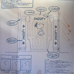 リッチェル スヌーピーベビーゲートの画像