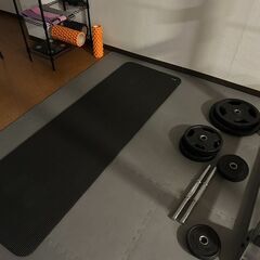 【鉄製品】パワーラック、プレート（他備品含む）
