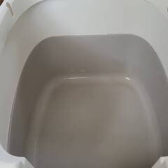 猫用トイレ オープントップ ホワイトの画像
