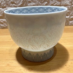 湯呑み5客セット　大吉窯　淡雪　高台汲出揃　 木箱入りの画像