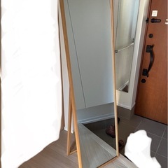 無印良品　木製ミラー　姿見