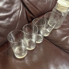 ウォーターグラス　ピッチャー5点セットの画像