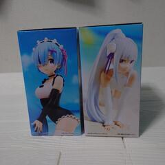 リゼロ　レム　エミリア　フィギュアの画像