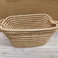 自然素材　マルチバスケット　取っ手付き