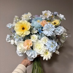 ミッキー　ウエディングブーケ　造花