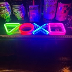 プレステ　ネオン風サインの画像