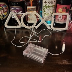 プレステ　ネオン風サインの画像