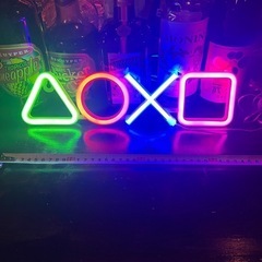 プレステ　ネオン風サイン