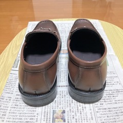 【手入れ済•美品】革靴 ローファー 25cmの画像