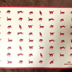 ロイヤルカナン  昔のノベルティ  食器シート