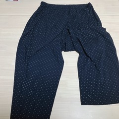 【未使用】LLサイズ　レディース服　寝巻き　パジャマ　紺色の画像