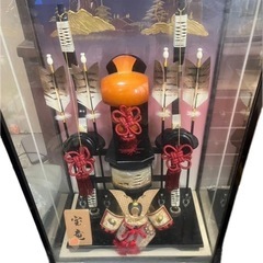 五月人形兜飾りケース入り