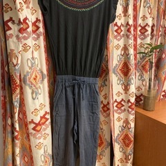 チチカカ オールインワン セットアップ ロンパース　刺繍付き半袖...