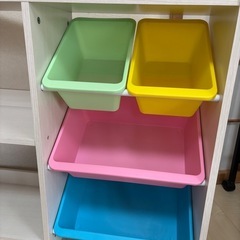 コストコ 子供収納 キッズ収納棚 おもちゃ収納の画像