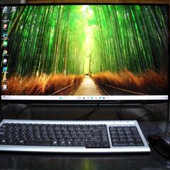 爆速パソコンです！　23.5インチの大画面23.5インチ　高速C...