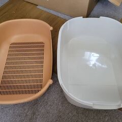 猫用トイレ オープントップ 大きめの画像
