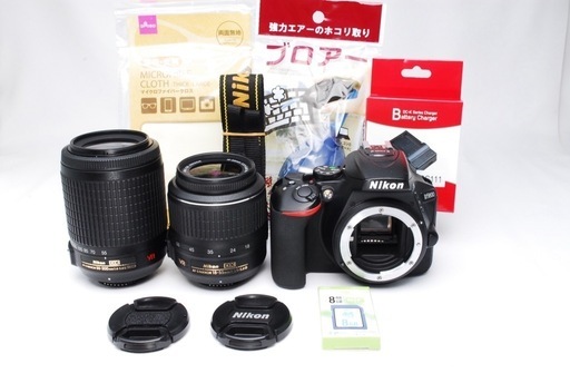 Nikon D5600 ダブルレンズ 初心者おすすめ デジタル一眼レフカメラ