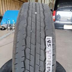 中古タイヤ#195/80R15LT ダンロップ ハイエースの画像