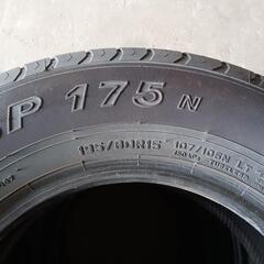 中古タイヤ#195/80R15LT ダンロップ ハイエースの画像