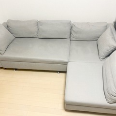 【お値引きしました】3人掛けソファ　ソファベッド　の画像