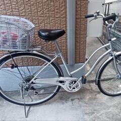 美品 26インチ オートライト シティサイクル