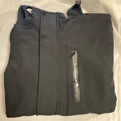 登山ジャケット 上下セット ブラック メンズ 3XL 裏起毛 アウトドアウェアの画像