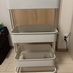 3段カート　アイボリー