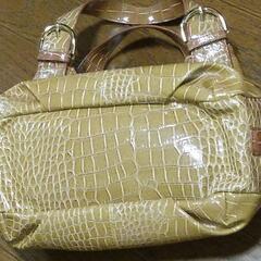 NATURAL BEAUTY BASIC ハンドバッグ トート クロコ柄の画像