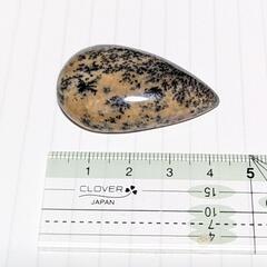 ●デンドライトジャスパー穴なしドロップルース●の画像
