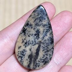 ●デンドライトジャスパー穴なしドロップルース●の画像