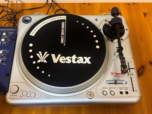 【DJ機材セット】Vestax PDX-2000 ×2台（1台ジャンク）＋ PCV-002ミキサー DJ機材セット】Vestax PDX-2000 ×2台（1台ジャンク）＋ PCV-002ミキサー