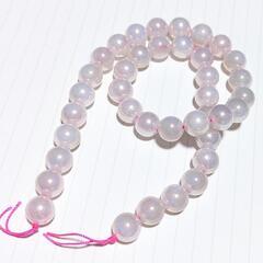 ●10.5mm●ローズクォーツオーラ1連●の画像