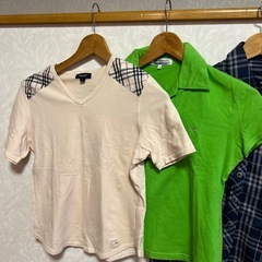 ★まとめ売り★ BURBERRY 6点 レディース お買い得品 チェック カットソー 長袖 半袖 クロップドパンツの画像