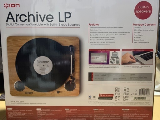 ION Archive LPレコードプレーヤー