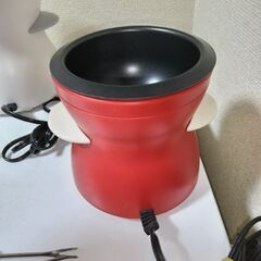美品×２個セット　パール金属 フォンデュ鍋 大　小　フォーク２本と４本の画像