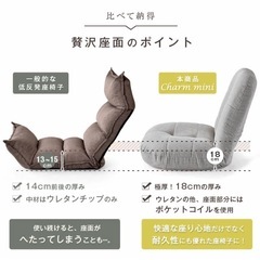 [ほぼ未使用]座椅子 ピンクの画像