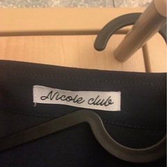 【サイズ38】nicole club ニコルクラブ　長袖　ワンピースの画像