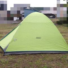 コールマン 大型ドームテント 6人用 ダークルーム キャンプ 説明書付きの画像