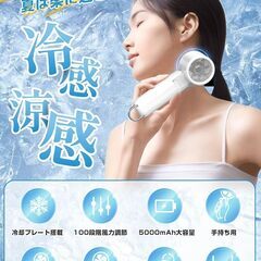 【新品・未使用】冷却プレート搭載ハンディファンの画像