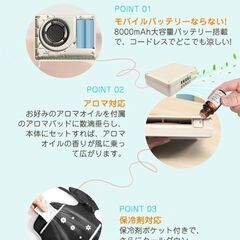 【新品・未使用】ファン付きベビーカー用シート（スターベージュ）の画像