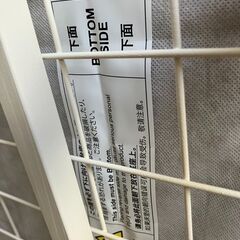 ☆中古￥5,000！MUJI　脚付きベッド　家具　幅100㎝ｘ奥行195㎝ｘ高さ49㎝　【BE084】の画像