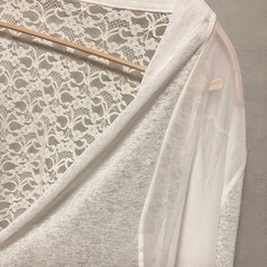 新品☆レース編みの薄手カーディガンの画像
