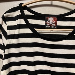 ボーダー半袖Tシャツの画像